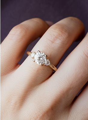 Side Stone Ring