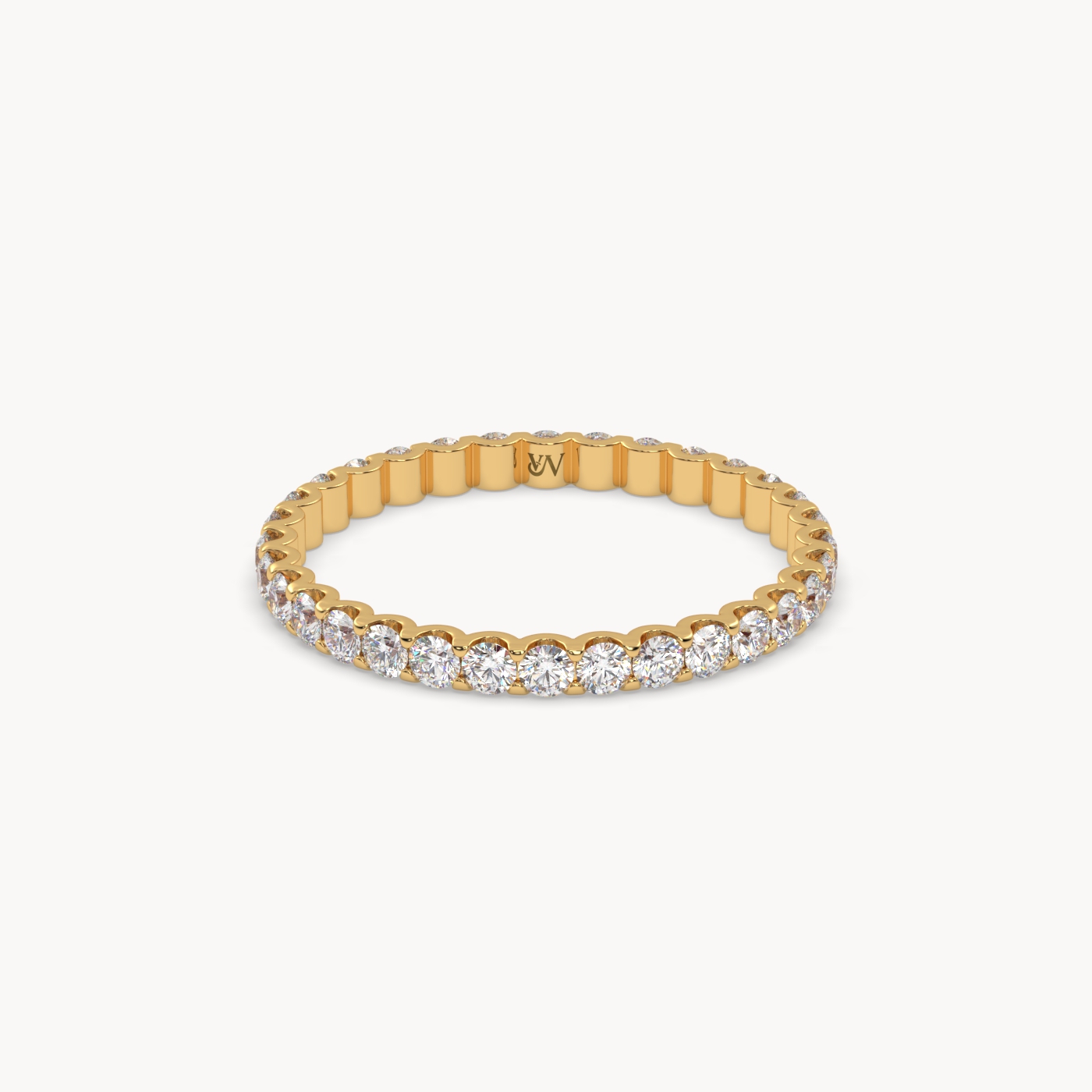 18k white gold  round cut diamond eternity ring – 0.70ct total Photos & images