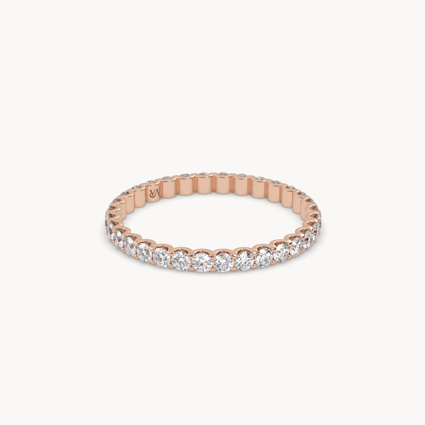 18k white gold  round cut diamond eternity ring – 0.70ct total Photos & images