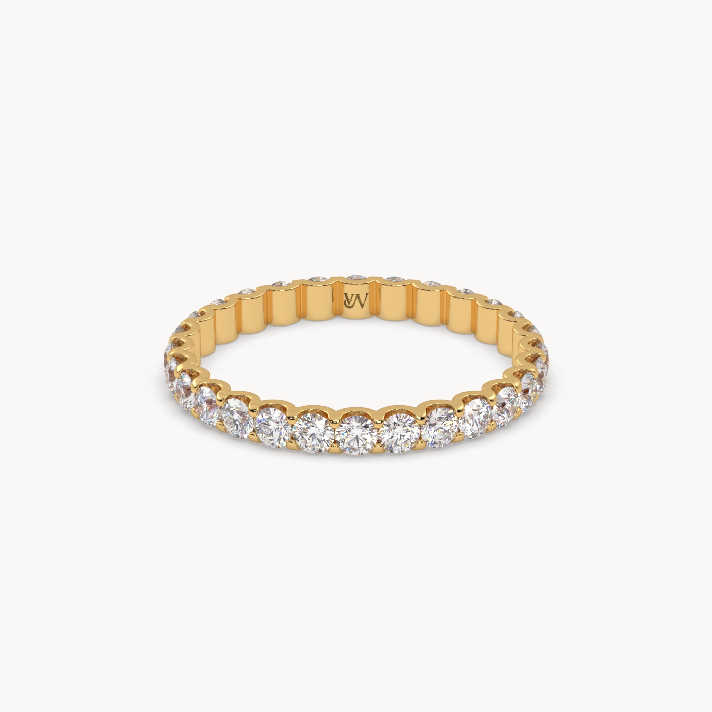 18k rose gold  round cut diamond eternity ring – 1ct total Photos & images