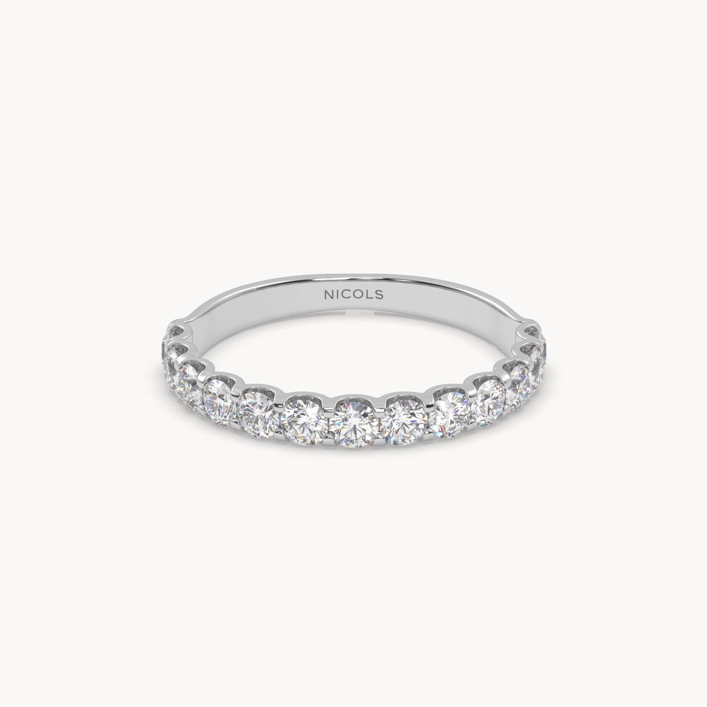 round cut half eternity ring – 0.70ct total Photos & images