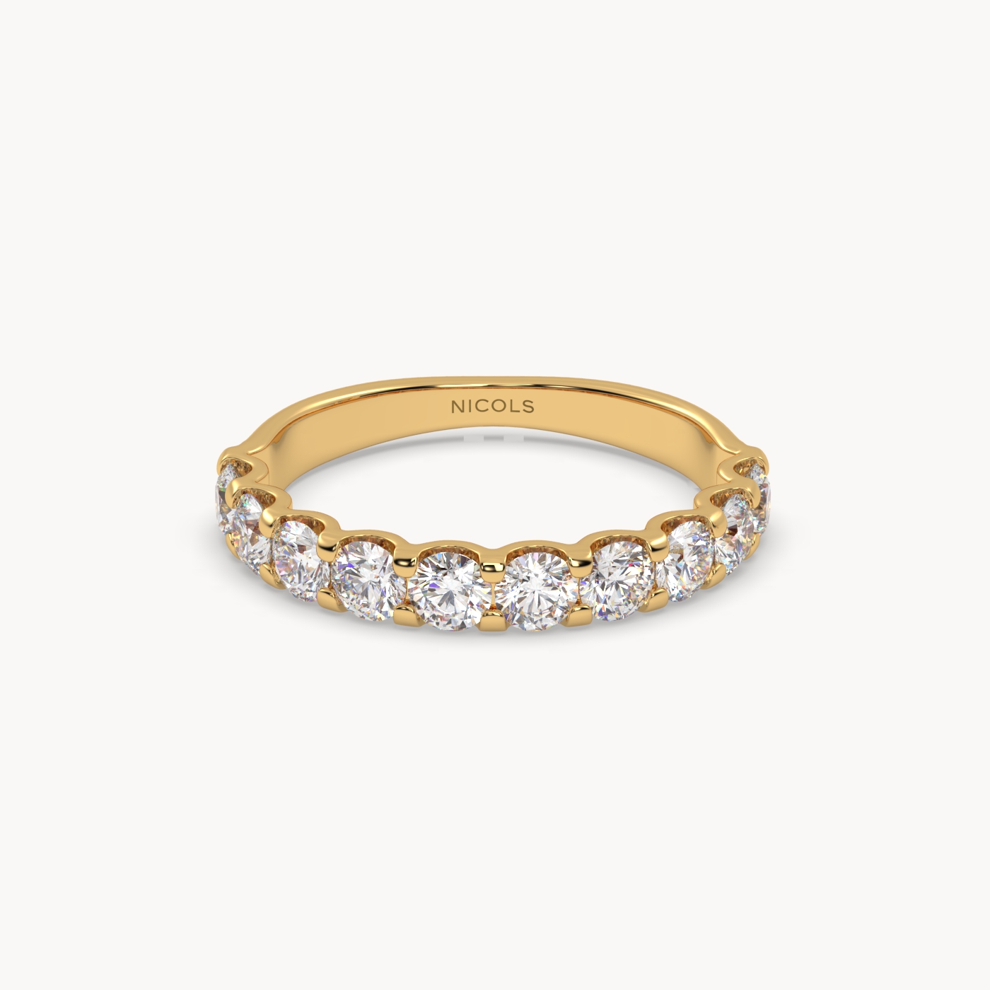 round cut half eternity ring – 1.00ct total Photos & images