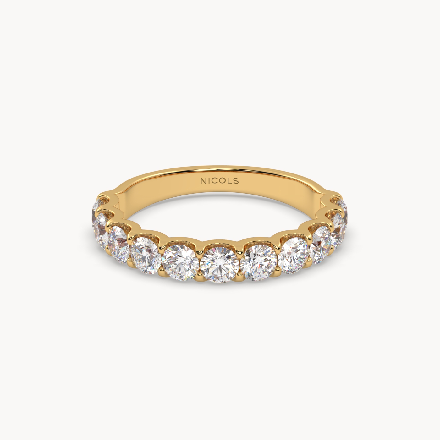 round cut half eternity ring – 1.5ct total Photos & images
