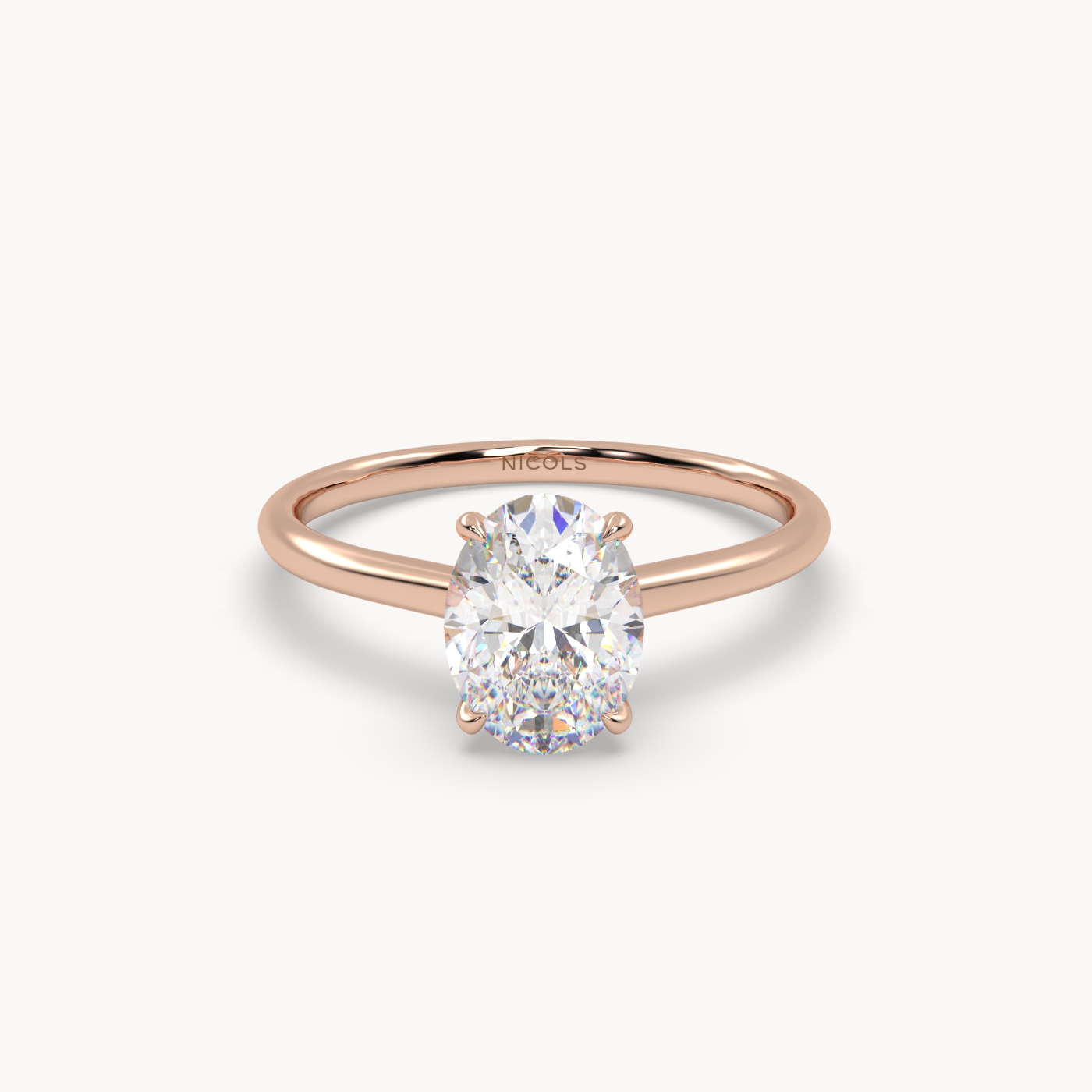 pt platinum  cathedral solitaire engagement ring for 1.5ct oval diamond Photos & images