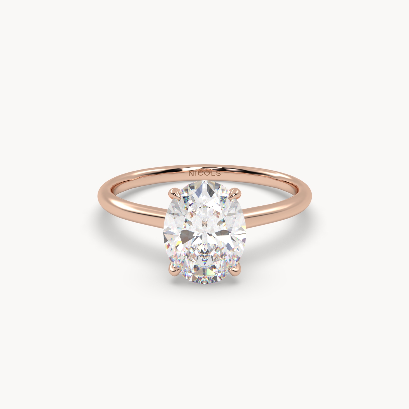 pt platinum cathedral solitaire engagement ring for 2ct oval diamond Photos & images
