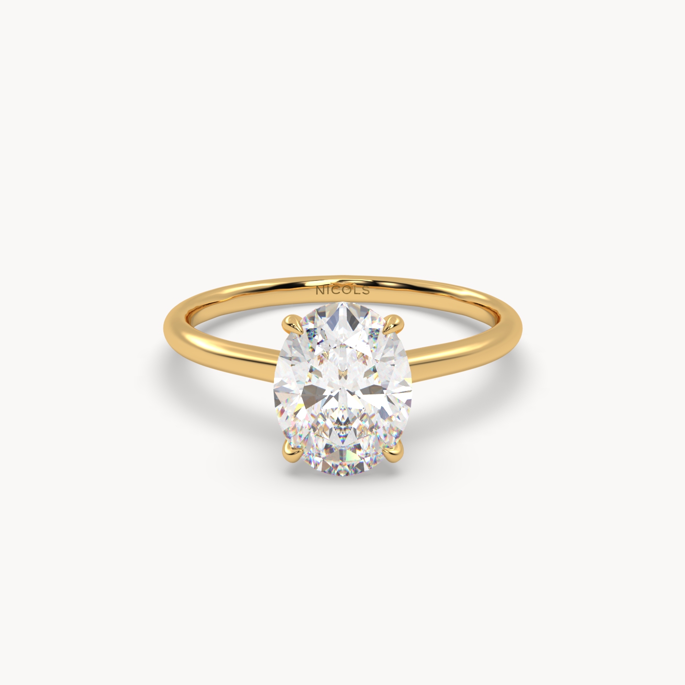 pt platinum cathedral solitaire engagement ring for 2ct oval diamond Photos & images